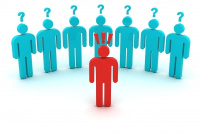 9368207 - misunderstanding in group of people. 3d objects isolated on the white background.